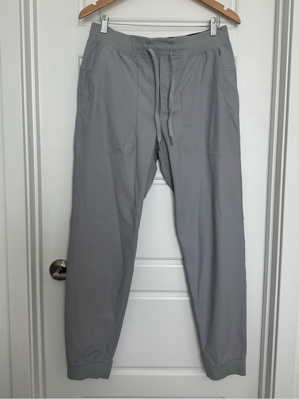 Men's Lululemon Grey Drawstring Jogger Pants Size Large